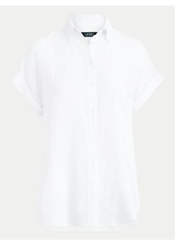 Lauren Ralph Lauren Koszula 200699152001 Biały Regular Fit ze sklepu MODIVO w kategorii Koszule damskie - zdjęcie 184840764