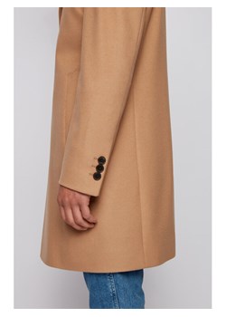Boss Płaszcz wełniany Nye2 50438689 Beżowy Slim Fit ze sklepu MODIVO w kategorii Płaszcze męskie - zdjęcie 184840770