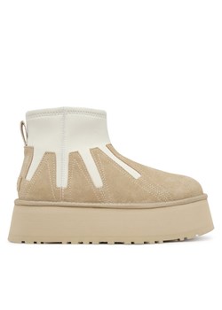 Ugg Śniegowce W Classic Mini Dipper Sunwave 1167591 Beżowy ze sklepu MODIVO w kategorii Śniegowce damskie - zdjęcie 184840773
