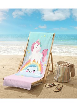 Good Morning Ręcznik plażowy &quot;Sweety&quot; w kolorze miętowo-jasnoróżowym ze sklepu Limango Polska w kategorii Ręczniki - zdjęcie 184841612