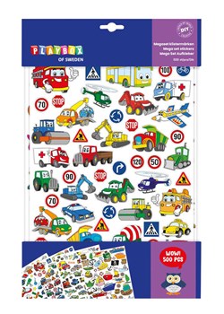 Playbox Zestaw naklejek (500 szt.) &quot;Pojazdy&quot; ze sklepu Limango Polska w kategorii Zabawki - zdjęcie 184841640