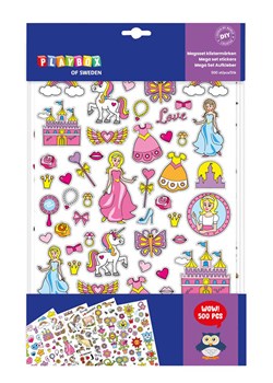 Playbox Zestaw naklejek (500 szt.) &quot;Princess&quot; ze sklepu Limango Polska w kategorii Zabawki - zdjęcie 184841644