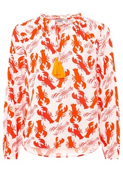 Zwillingsherz Bluzka &quot;Lobster Mix&quot; w kolorze biało-czerwonym ze sklepu Limango Polska w kategorii Bluzki damskie - zdjęcie 184841910