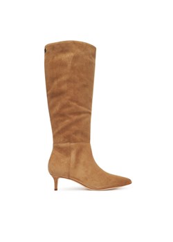 LAUREN RALPH LAUREN Kozaki 802967811001 Brązowy ze sklepu MODIVO w kategorii Kozaki damskie - zdjęcie 184842094