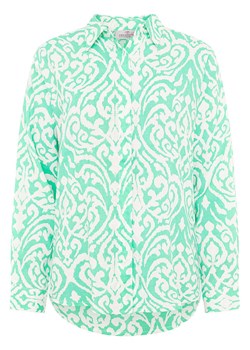 Zwillingsherz Bluzka &quot;Ornaments&quot; w kolorze turkusowo-białym ze sklepu Limango Polska w kategorii Koszule damskie - zdjęcie 184843651