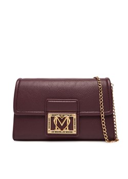 LOVE MOSCHINO Torebka JC4093PP1NLI0552 Bordowy ze sklepu MODIVO w kategorii Kopertówki - zdjęcie 184844024