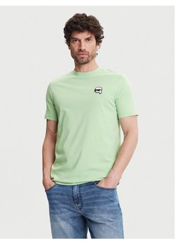 KARL LAGERFELD T-Shirt 755710 552224 Zielony Regular Fit ze sklepu MODIVO w kategorii T-shirty męskie - zdjęcie 184844043