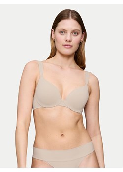 Triumph Biustonosz z fiszbiną Body Make Up Illusion 10217848 Beżowy ze sklepu MODIVO w kategorii Biustonosze - zdjęcie 184844044