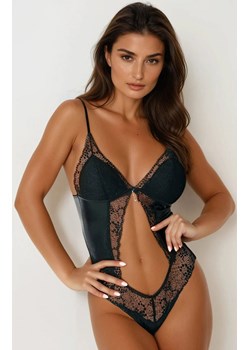 Czarne body damskie Lauren, Kolor czarny, Rozmiar S/M, Beauty Night ze sklepu Intymna w kategorii Body damskie - zdjęcie 184845461