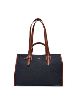 Torebka Weekend Max Mara Giannadenim 2525516104650 Niebieski ze sklepu eobuwie.pl w kategorii Torby Shopper bag - zdjęcie 184846280