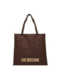 Torebka LOVE MOSCHINO JC4020PP1NKD0301 Brązowy ze sklepu eobuwie.pl w kategorii Torby Shopper bag - zdjęcie 184846332