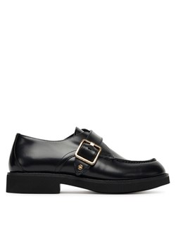Półbuty BOSS Eleri Monk Bobk 50548740 Czarny ze sklepu eobuwie.pl w kategorii Buty eleganckie męskie - zdjęcie 184846342