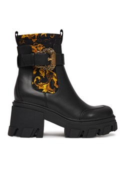 Botki Versace Jeans Couture 79VA3S84 Czarny ze sklepu eobuwie.pl w kategorii Botki - zdjęcie 184846433