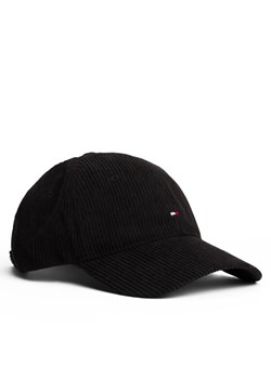 Czapka z daszkiem Tommy Hilfiger Th Flag 6 Panel Cord Cap AM0AM13583 Czarny ze sklepu eobuwie.pl w kategorii Czapki z daszkiem męskie - zdjęcie 184846463