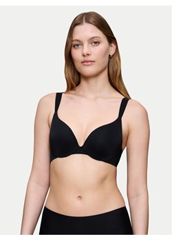 Triumph Biustonosz z fiszbiną Body Make Up Illusion 10217848 Czarny ze sklepu MODIVO w kategorii Biustonosze - zdjęcie 184848874
