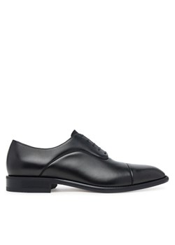 BOSS Półbuty Derrek Oxfr Bupi 50546997 Czarny ze sklepu MODIVO w kategorii Buty eleganckie męskie - zdjęcie 184848881