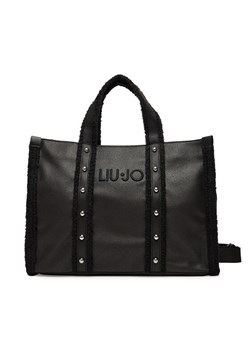 Torebka Liu Jo L Tote 2F5027 E0021 Czarny ze sklepu eobuwie.pl w kategorii Torby Shopper bag - zdjęcie 184850921