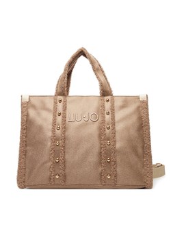 Torebka Liu Jo L Tote 2F5027 E0021 Brązowy ze sklepu eobuwie.pl w kategorii Torby Shopper bag - zdjęcie 184850984