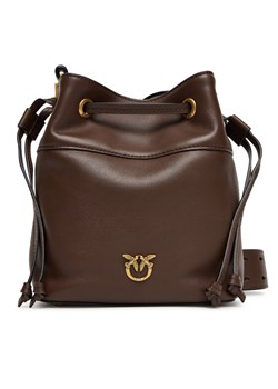 PINKO Torebka Secchiello Mini Al 25-26 104303 A0QO Brązowy ze sklepu MODIVO w kategorii Torebki worki - zdjęcie 184852861