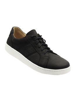 Barefoot skórzane minimalistyczne półbuty męskie czarne Helios Komfort 829 ze sklepu ulubioneobuwie w kategorii Półbuty męskie - zdjęcie 184855401