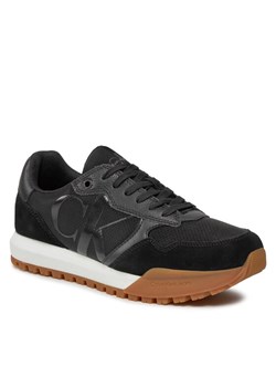 Sneakersy Calvin Klein Jeans Toothy Runner Bold Mono YM0YM00583 Czarny ze sklepu eobuwie.pl w kategorii Buty sportowe męskie - zdjęcie 184856363