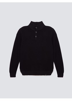 Sweter męski ze stójką czarny Neroni 906 ze sklepu Big Star w kategorii Swetry męskie - zdjęcie 184856784