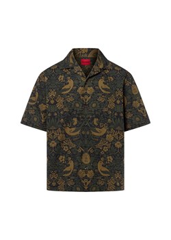 HUGO Męska koszula casual - Espino Mężczyźni Comfort Fit Bawełna trzcinowy nadruk ze sklepu vangraaf w kategorii Koszule męskie - zdjęcie 184856831