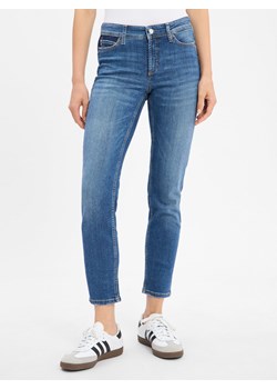 Cambio Dżinsy slim fit - Piper Kobiety Bawełna medium stone jednolity ze sklepu vangraaf w kategorii Jeansy damskie - zdjęcie 184856850