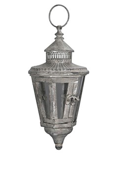 POSIWIO Latarnia w kolorze szarym -  wys. 31 x Ø 15 cm ze sklepu Limango Polska w kategorii Świeczniki - zdjęcie 184857914