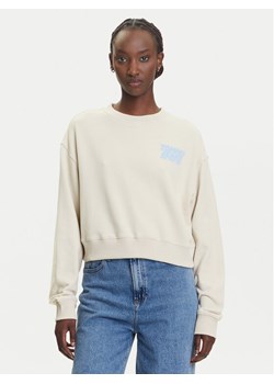 Tommy Jeans Bluza DW0DW21345 Beżowy Relaxed Fit ze sklepu MODIVO w kategorii Bluzy damskie - zdjęcie 184858092