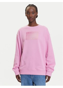 Tommy Jeans Bluza Gradient Flag DW0DW21396 Różowy Relaxed Fit ze sklepu MODIVO w kategorii Bluzy damskie - zdjęcie 184858122