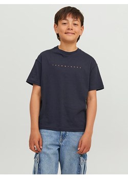 JACK &amp; JONES Junior Koszulka w kolorze granatowym ze sklepu Limango Polska w kategorii T-shirty chłopięce - zdjęcie 184859144