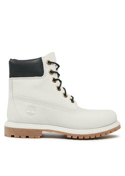Trapery Timberland 6In Premium Boot - W TB0A5SS30271 Szary ze sklepu eobuwie.pl w kategorii Workery damskie - zdjęcie 184859844