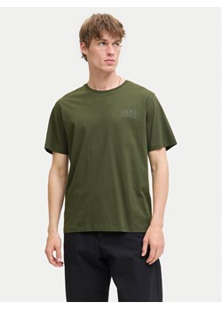 Jack&Jones T-Shirt Corp Logo 12151955 Zielony Standard Fit ze sklepu MODIVO w kategorii T-shirty męskie - zdjęcie 184860483