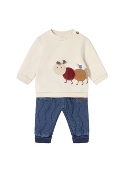 Mayoral Komplet bluza i spodnie materiałowe 2584 Écru Regular Fit ze sklepu MODIVO w kategorii Odzież dla niemowląt - zdjęcie 184861070