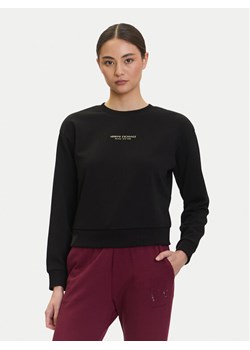 Armani Exchange Bluza XW001451 AF10830 MC021 Czarny Relaxed Fit ze sklepu MODIVO w kategorii Bluzy damskie - zdjęcie 184861134