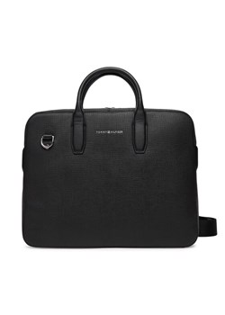 Tommy Hilfiger Torba na laptopa Th Business Leather Computer Bag AM0AM13642 Czarny ze sklepu MODIVO w kategorii Torby na laptopa - zdjęcie 184861161