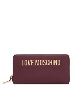Duży Portfel Damski LOVE MOSCHINO JC5611PP1NKD0552 Bordowy ze sklepu eobuwie.pl w kategorii Portfele damskie - zdjęcie 184863661