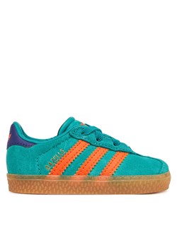Sneakersy adidas Gazelle Comfort Closure JR5940 Zielony ze sklepu eobuwie.pl w kategorii Buty sportowe dziecięce - zdjęcie 184863693