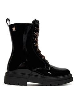 Trzewiki Tommy Hilfiger T4A5-34026-0775 S Czarny ze sklepu eobuwie.pl w kategorii Buty zimowe dziecięce - zdjęcie 184863714