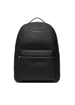 Plecak Tommy Hilfiger Th Business Leather Backpack AM0AM13641 Czarny ze sklepu eobuwie.pl w kategorii Plecaki - zdjęcie 184863744