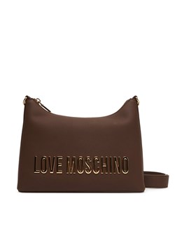 Torebka LOVE MOSCHINO JC4025PP1NKD0301 Brązowy ze sklepu eobuwie.pl w kategorii Listonoszki - zdjęcie 184863771