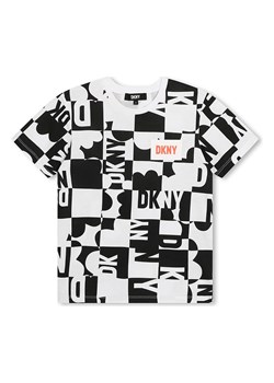DKNY Koszulka w kolorze czarno-białym ze sklepu Limango Polska w kategorii T-shirty chłopięce - zdjęcie 184864843