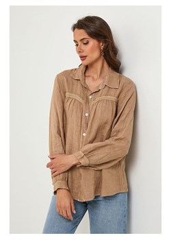 Lin Passion Lniana koszula w kolorze beżowym ze sklepu Limango Polska w kategorii Koszule damskie - zdjęcie 184864871