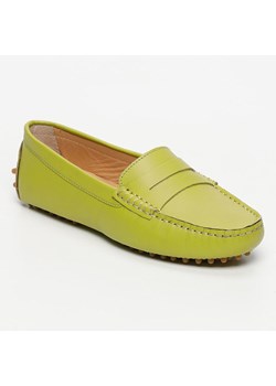 CHARLES &amp; SMITH Skórzane mokasyny &quot;Thandie&quot; w kolorze zielonym ze sklepu Limango Polska w kategorii Mokasyny damskie - zdjęcie 184866480