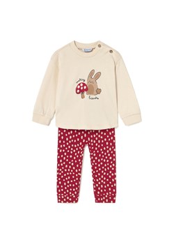 Mayoral Komplet bluza i spodnie materiałowe 2745 Beżowy Regular Fit ze sklepu MODIVO w kategorii Komplety niemowlęce - zdjęcie 184866773