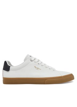 Pepe Jeans Tenisówki Kenton Base PMS300003 Écru ze sklepu MODIVO w kategorii Trampki męskie - zdjęcie 184867001