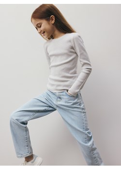 Reserved - Jeansy straight fit - niebieski - id: 713CV-05J - marki Reserved - 184868373 Reserved - Jeansy straight fit - niebieski ze sklepu Reserved w kategorii Spodnie dziewczęce - zdjęcie 184868373