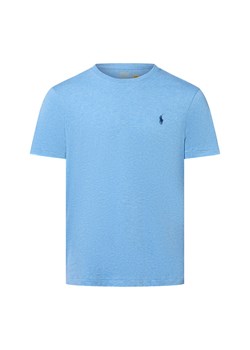 Polo Ralph Lauren Koszulka męska Mężczyźni Bawełna jasnoniebieski marmurkowy ze sklepu vangraaf w kategorii T-shirty męskie - zdjęcie 184868391