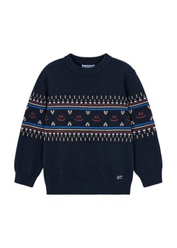 Mayoral Sweter 4377 Granatowy Regular Fit ze sklepu MODIVO w kategorii Swetry chłopięce - zdjęcie 184869550